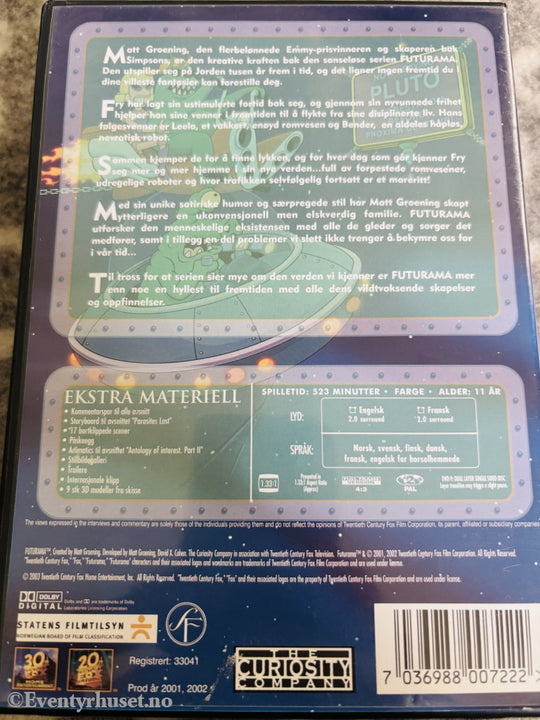 Futurama Sesong 3 (2003). DVD samleboks.
