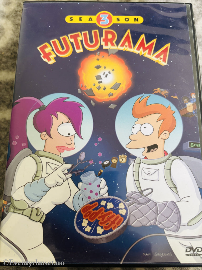 Futurama Sesong 3 (2003). DVD samleboks.