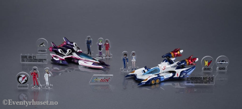 Future GPX Cyber Formula Vehicles 2-Pack vAsurada AKF-0/G spiral boost mode & OGRE AN-21 super Aero boost mode Set