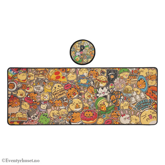 Fuzzballs Desk Pad & Coaster Set Home & Gifts