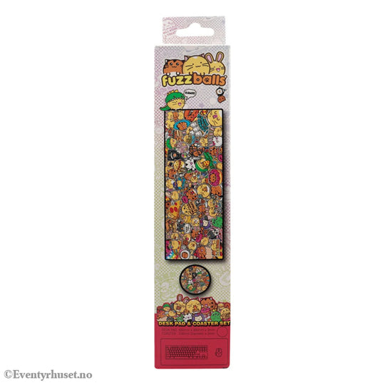 Fuzzballs Desk Pad & Coaster Set Home & Gifts