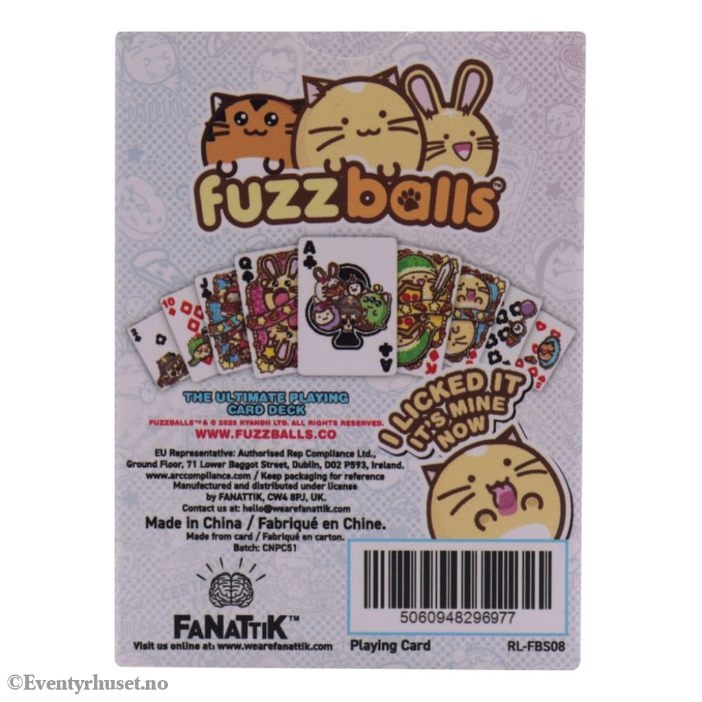 Fuzzballs Playing Cards Display (12) Games