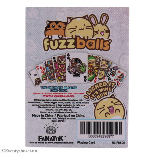 Fuzzballs Playing Cards Display (12) Games