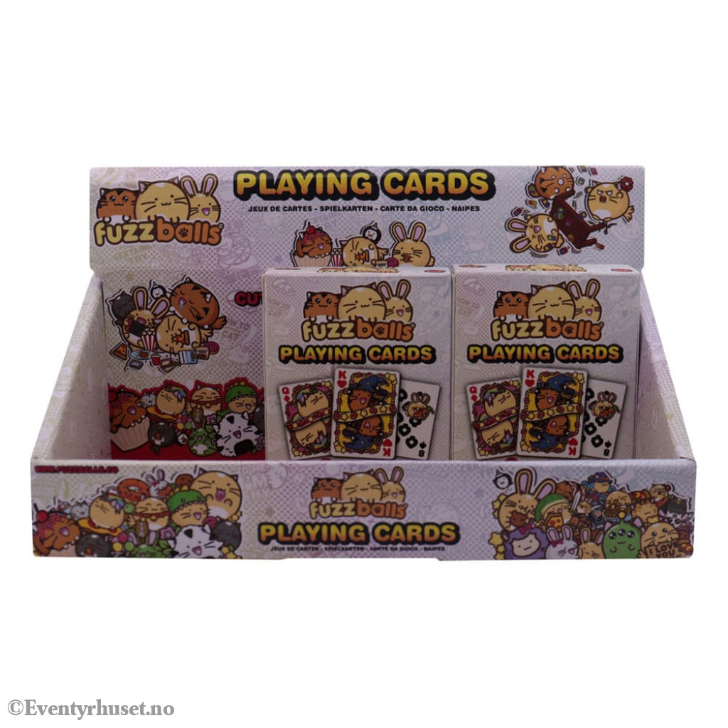 Fuzzballs Playing Cards Display (12) Games