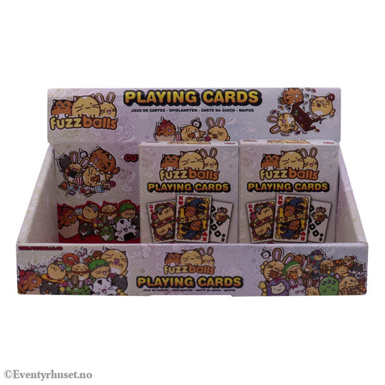 Fuzzballs Playing Cards Display (12) Games