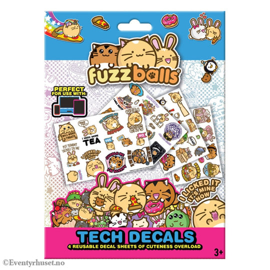 Fuzzballs Tech Sticker Pack Home & Gifts