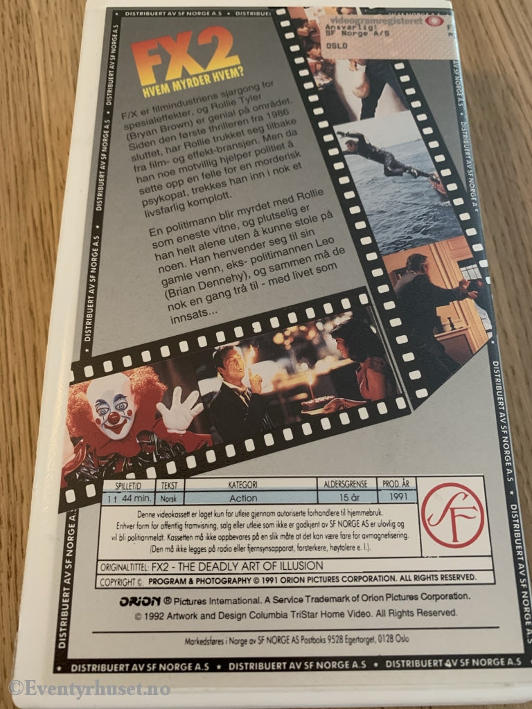 Fx2 - Hvem Myrder Hvem 1991. Vhs. Vhs