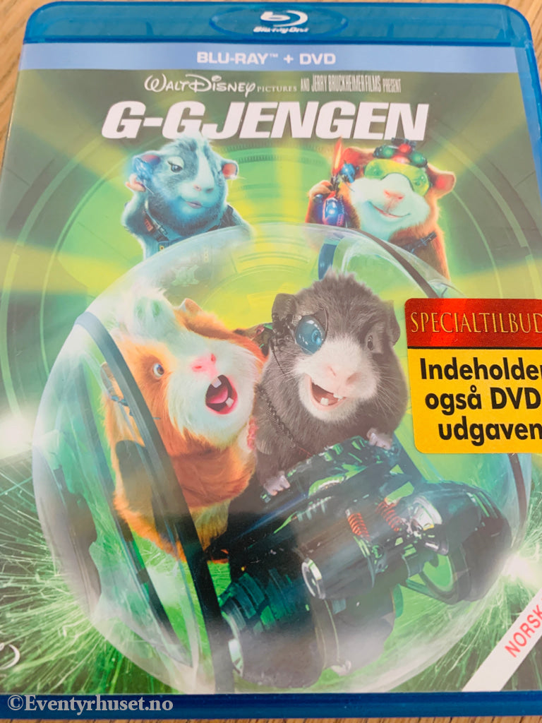 G-Gjengen (G-Force) (2009) . Blu-ray + DVD.
