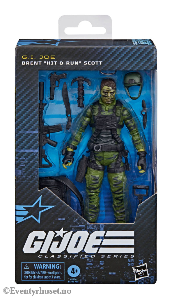 G.I. Joe Classified Series Action Figure Brent ’Hit & Run’ Scott 15 cm. Mint In Sealed Box (MISB)! Actionfigur