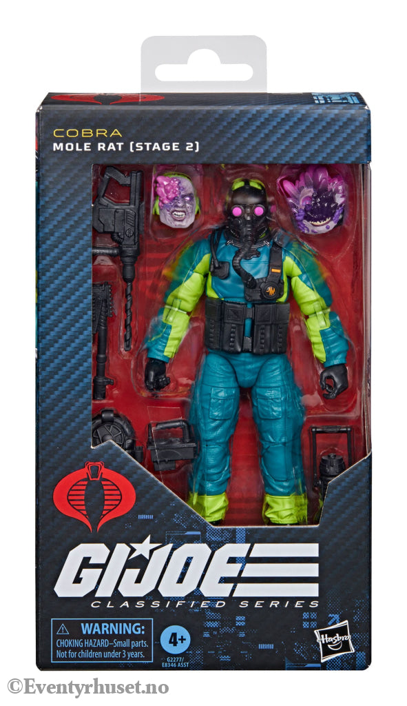 G.I. Joe Classified Series Action Figure Mole Rat (Stage 2) 15 cm. Mint In Sealed Box (MISB)! Actionfigur
