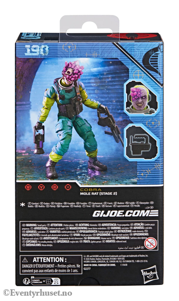 G.I. Joe Classified Series Action Figure Mole Rat (Stage 2) 15 cm. Mint In Sealed Box (MISB)! Actionfigur