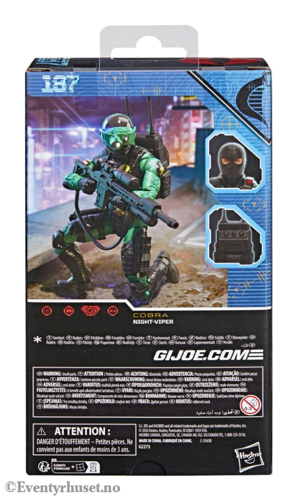 G.I. Joe Classified Series Action Figure Night-Viper 15 cm Toys