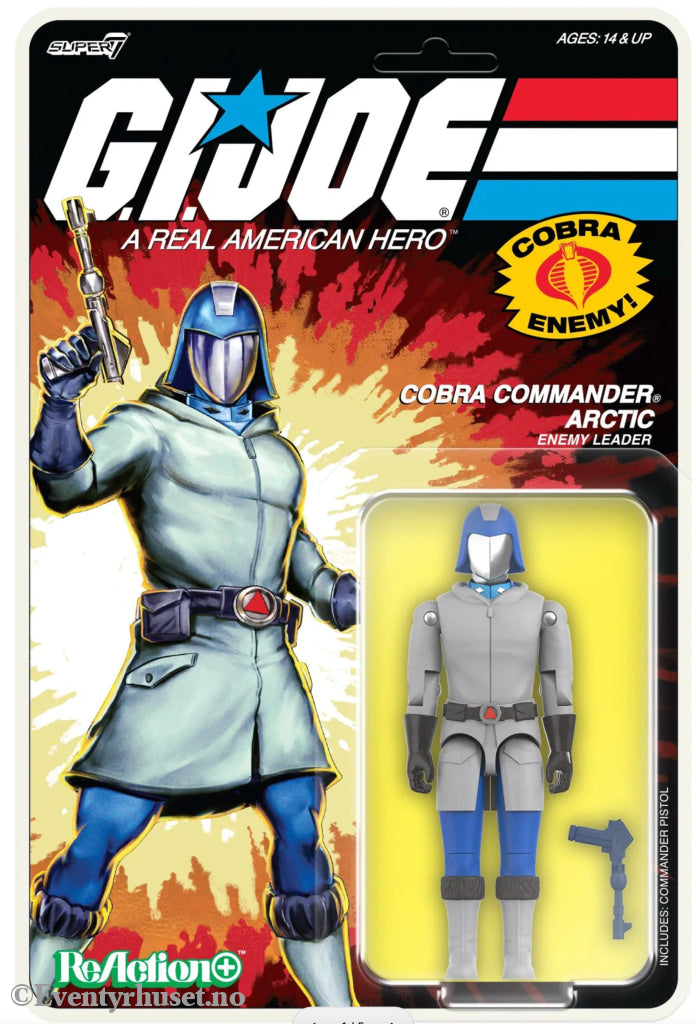 G.I. Joe Cobra Commander Arctic Reaction. Actionfigur. Ny i uåpnet eske! Actionfigur