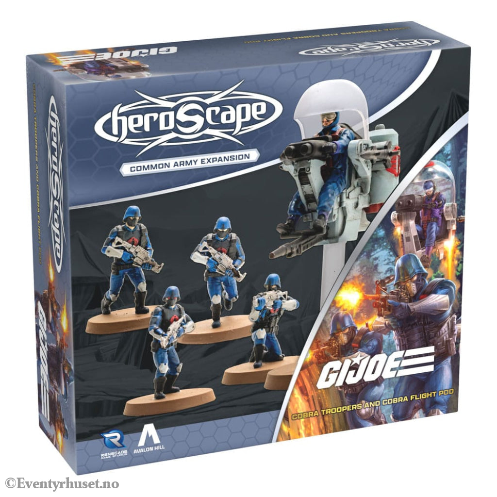 G.I.Joe Heroscape Army Expansion Cobra Troopers & Cobra Flight Pod (Common) *English Version* Games