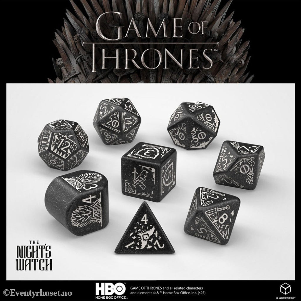 Game of Thrones Dice Set Night’s Watch (8) Games
