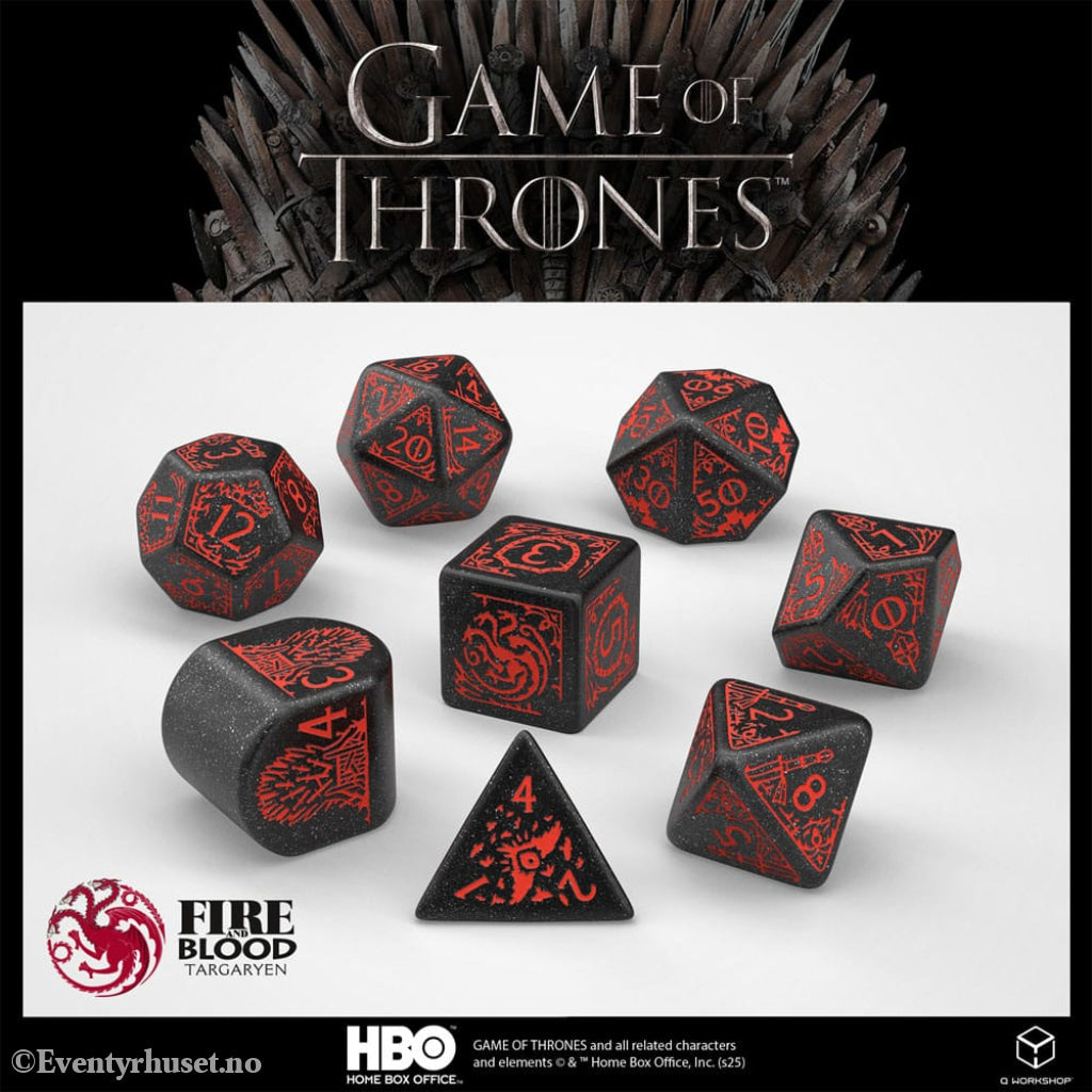 Game of Thrones Dice Set Targaryen (8) Games