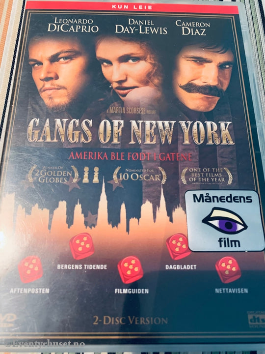Gangs Of New York. 2002. Dvd Leiefilm.