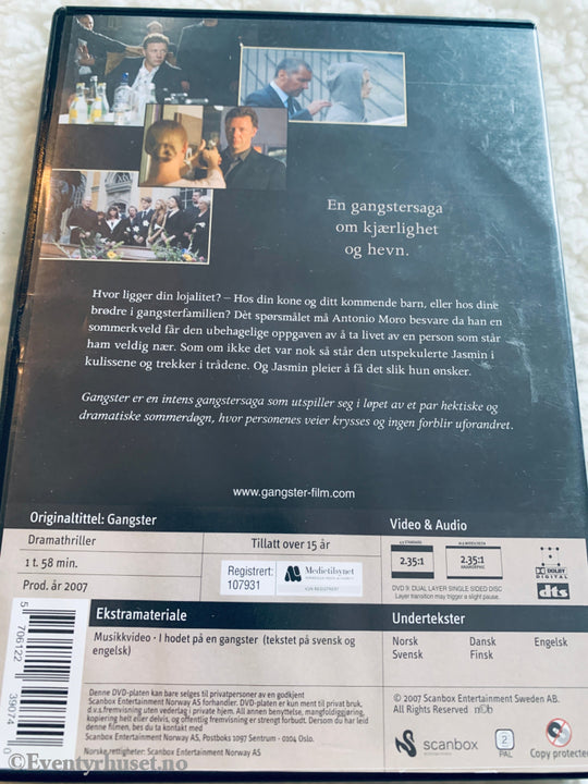 Gangster (2007). DVD.