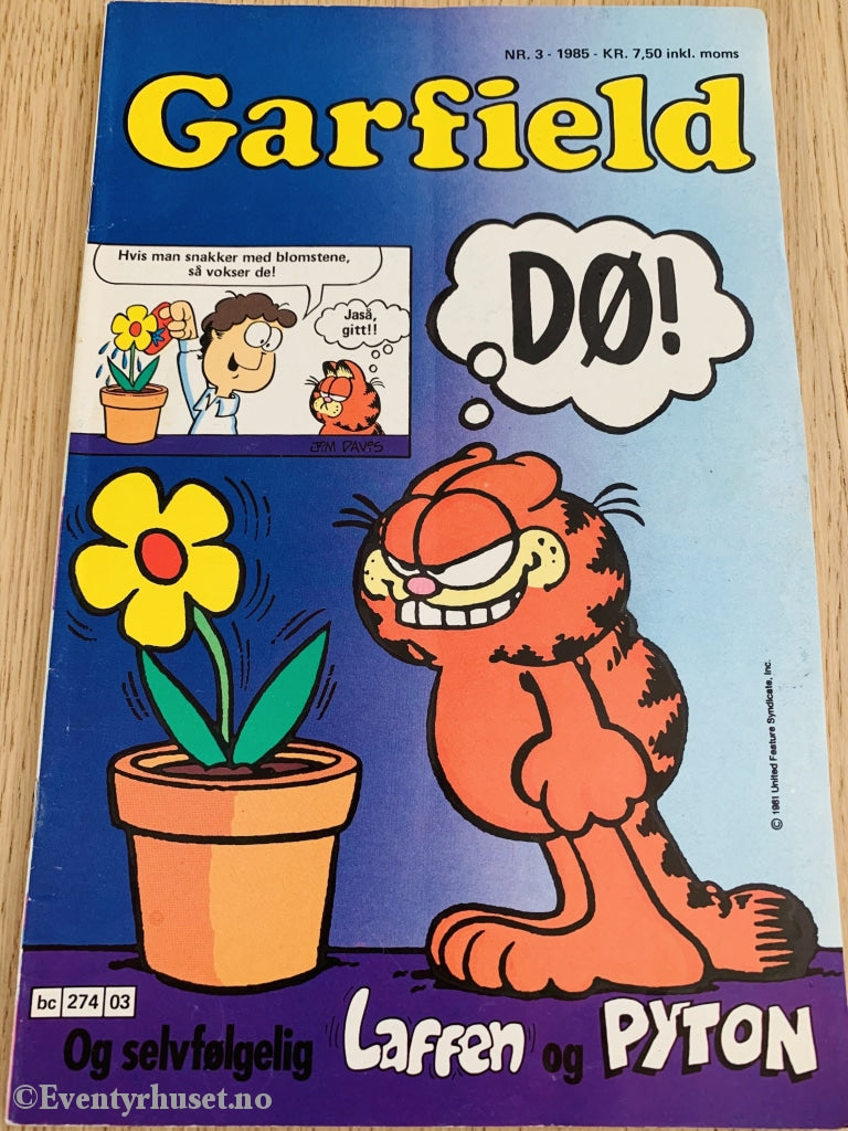 Garfield. 03/1985. Tegneserieblad