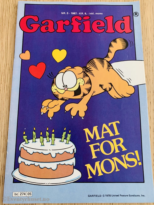 Garfield. 05/1987. Tegneserieblad