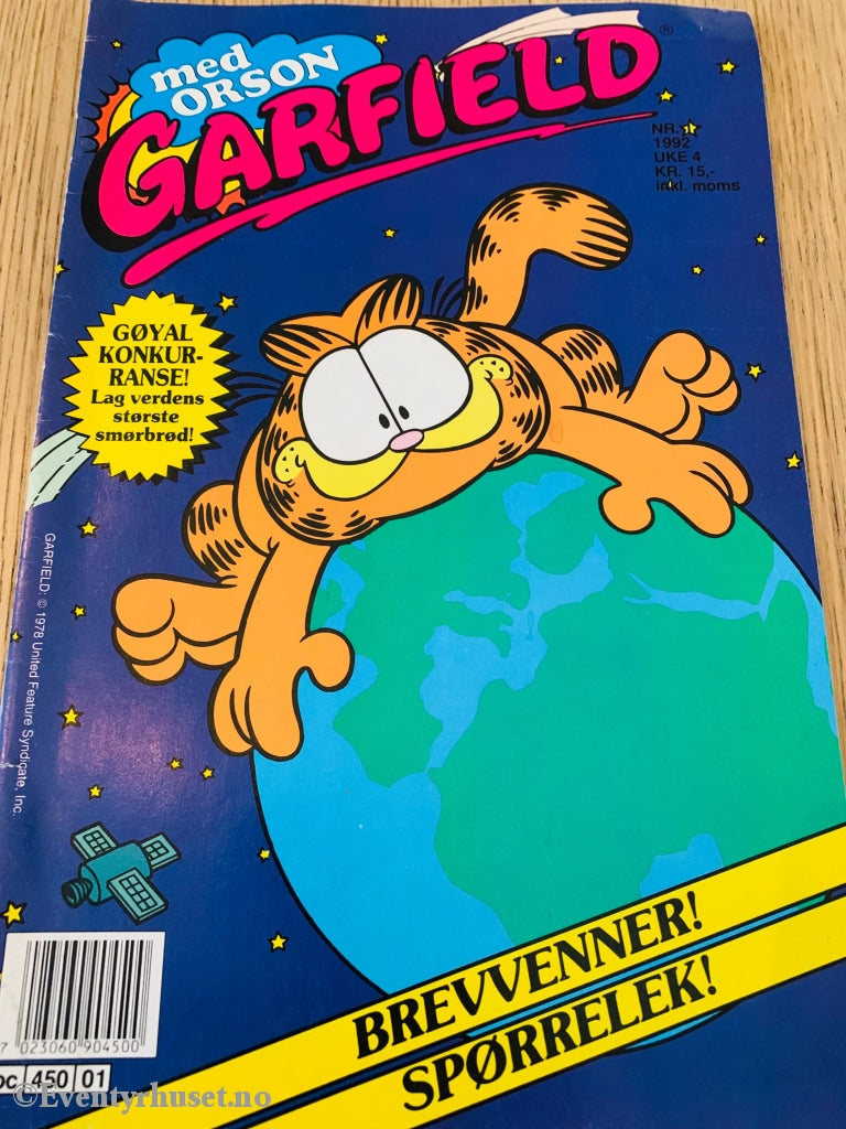 Garfield. 1992/01. Tegneserieblad