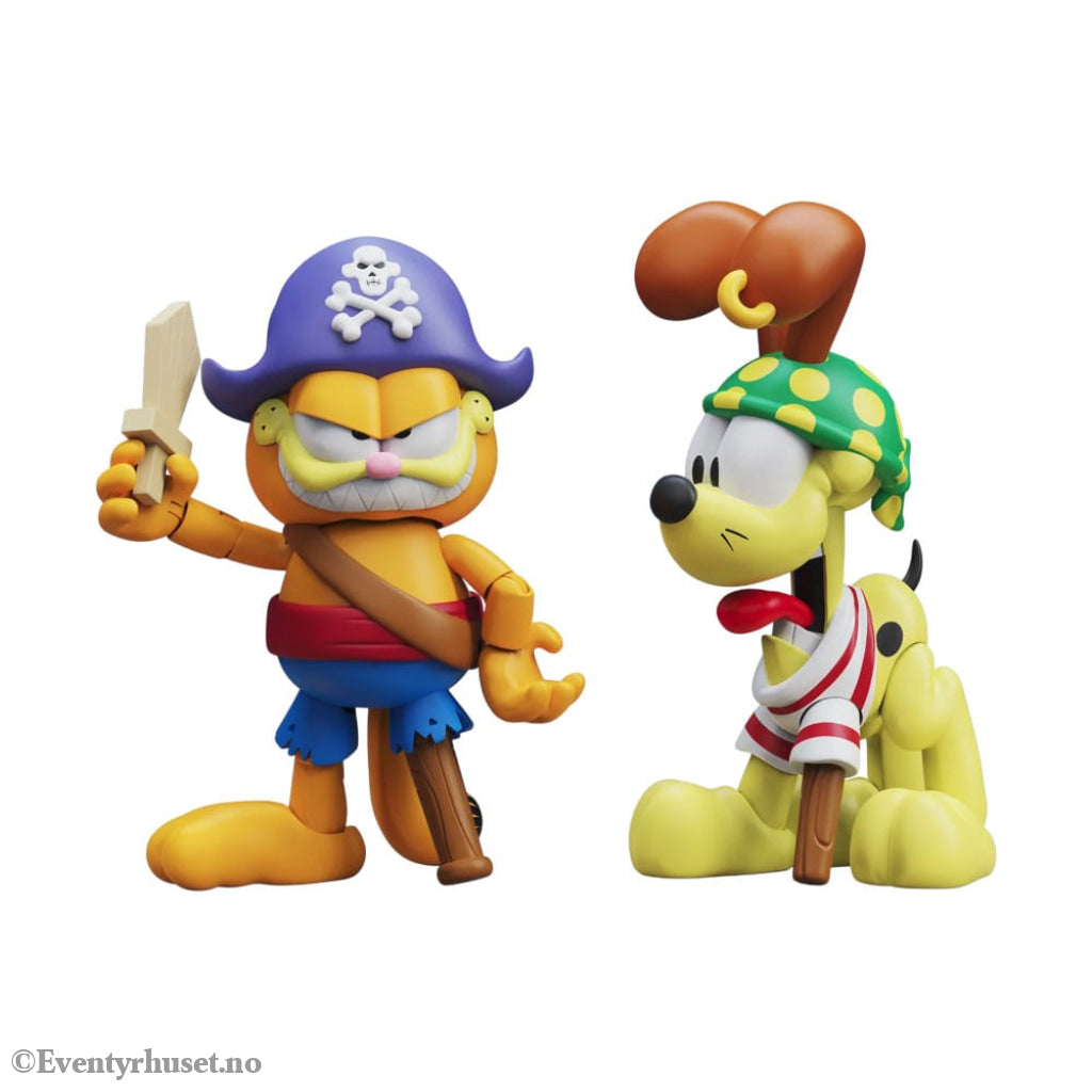 Garfield Action Figures 2 Pack Pirate Garfield and Pirate Odie Toys