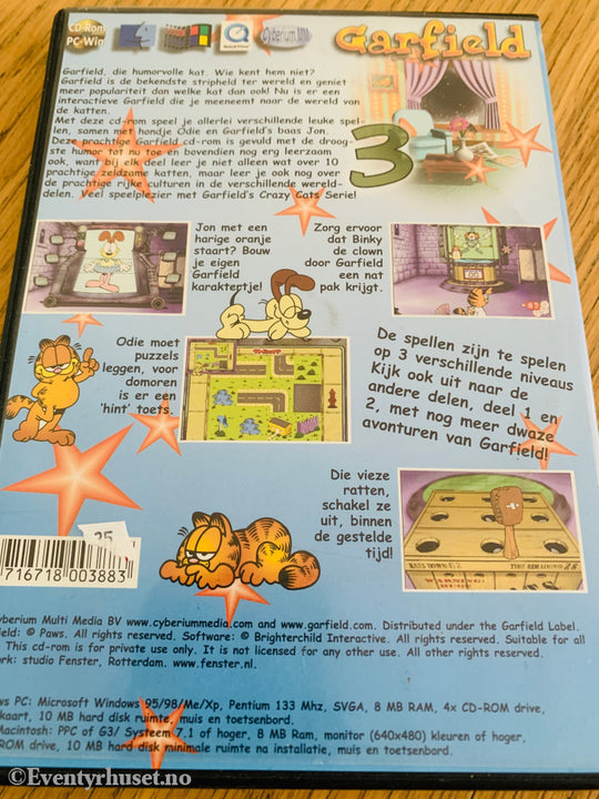 Garfield: Gek van katten! Vol. 3 (2003). CD-ROM.