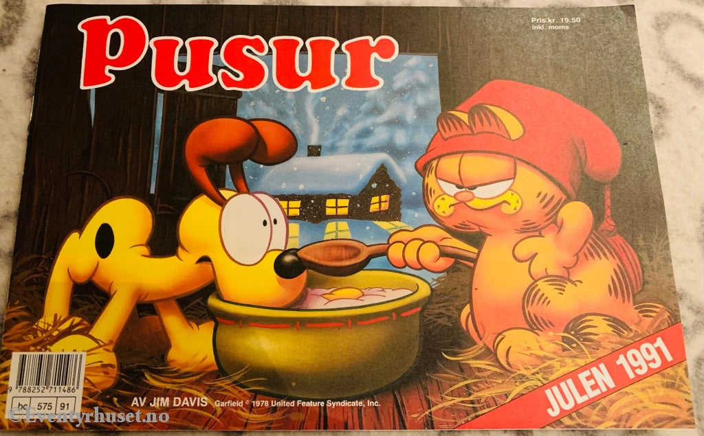 Garfield (Pusur). Julen 1991. Julehefter