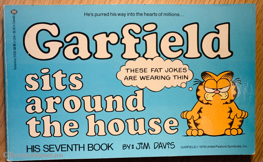 Garfield Sits Around The House. 1978. Hefte. Tegneseriealbum