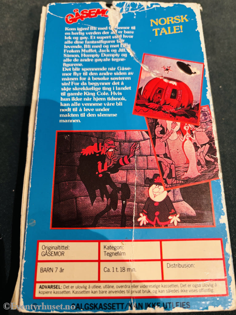 Gåsemor. VHS.