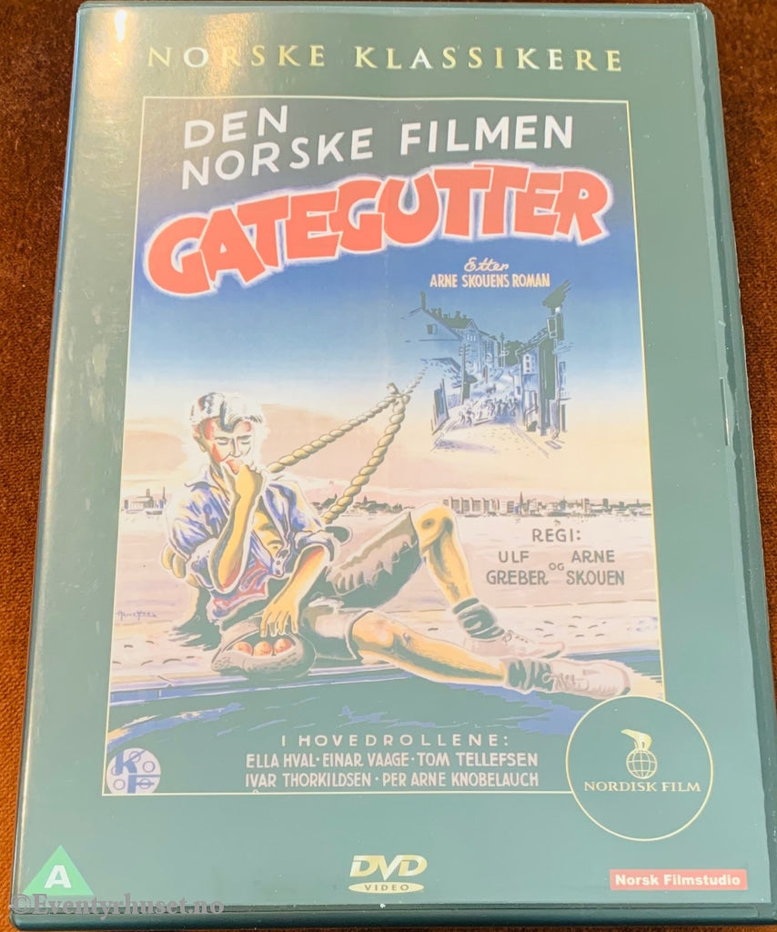 Gategutter (Norske Klassikere). 1949. Dvd. Dvd