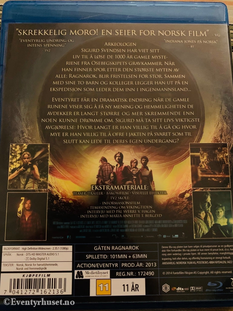Ragnarok. Blu-Ray. Blu-Ray Disc