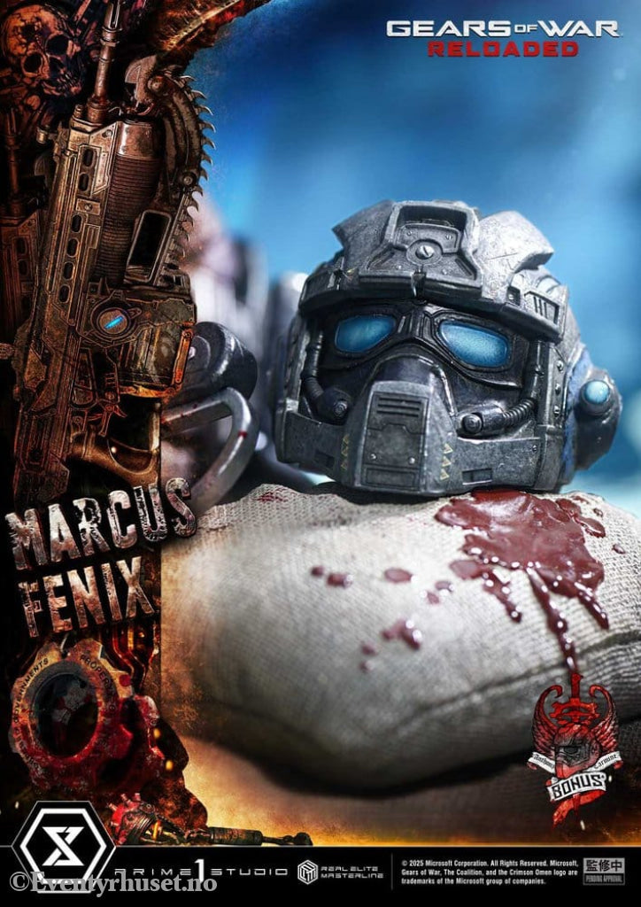 gears of war 3 collectibles Gears of War: Reloaded Real Elite Masterline Series Statue 1/3 Marcus – Eventyrhuset