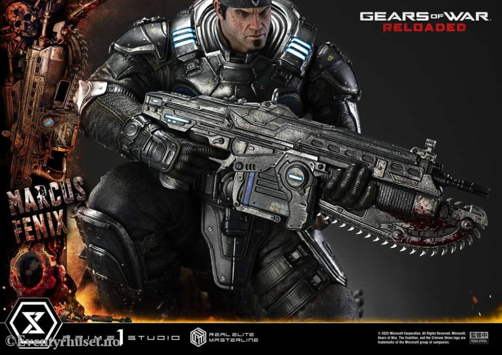 Gears of War: Reloaded Real Elite Masterline Series Statue 1/3 Marcus Fenix Ultimate Version 97 cm Collectibles