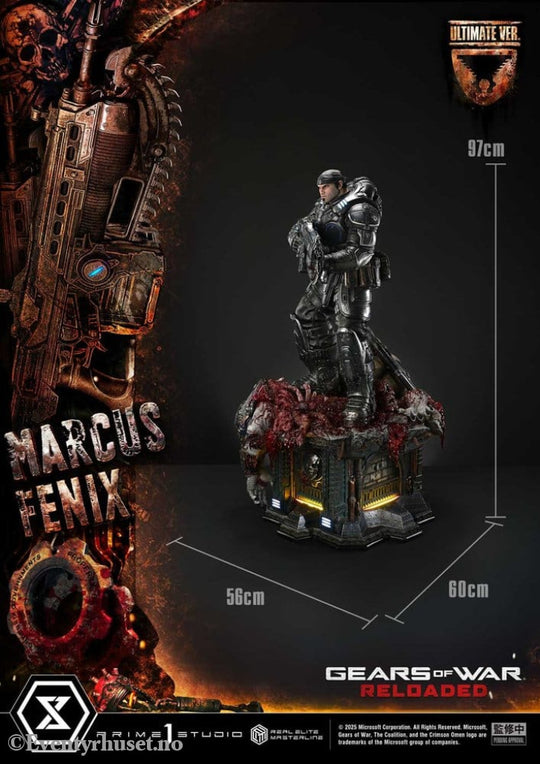 Gears of War: Reloaded Real Elite Masterline Series Statue 1/3 Marcus Fenix Ultimate Version 97 cm Collectibles