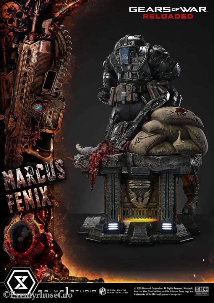 Gears of War: Reloaded Real Elite Masterline Series Statue 1/3 Marcus Fenix Ultimate Version 97 cm Collectibles