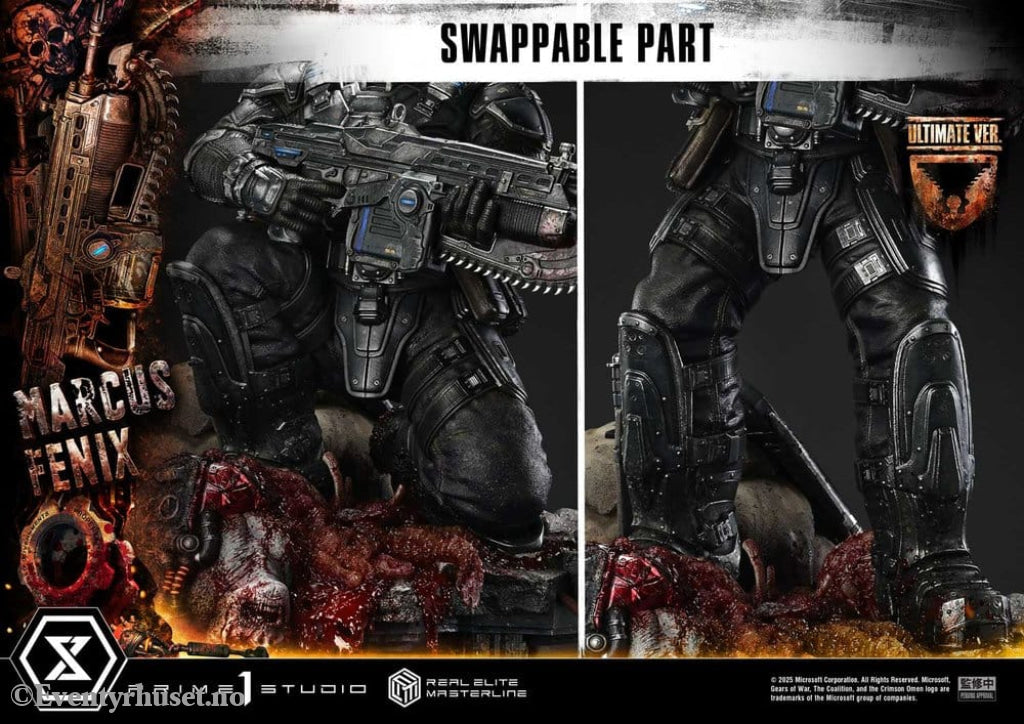 Gears of War: Reloaded Real Elite Masterline Series Statue 1/3 Marcus Fenix Ultimate Version 97 cm Collectibles