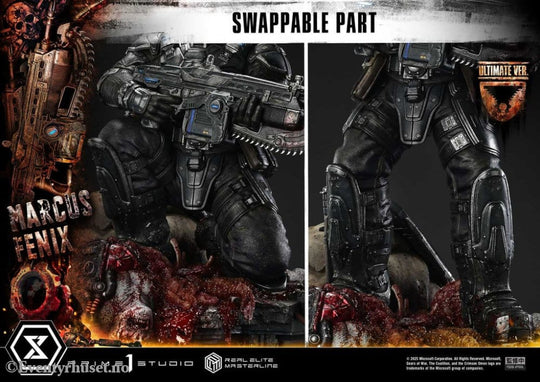 Gears of War: Reloaded Real Elite Masterline Series Statue 1/3 Marcus Fenix Ultimate Version 97 cm Collectibles