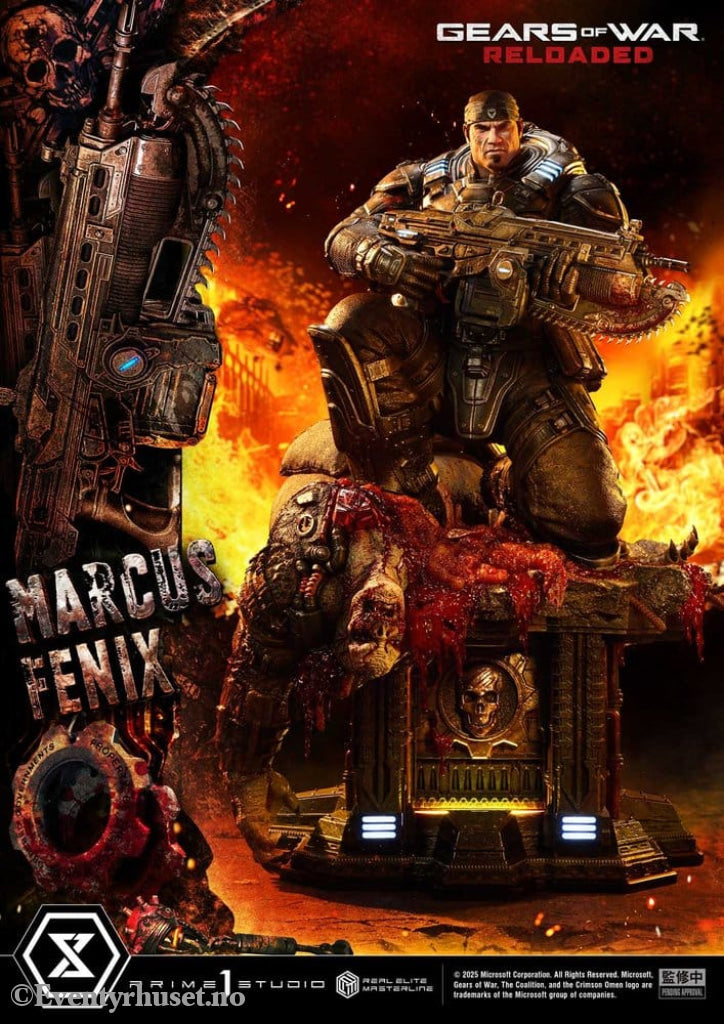 Gears of War: Reloaded Real Elite Masterline Series Statue 1/3 Marcus Fenix Ultimate Version 97 cm Collectibles