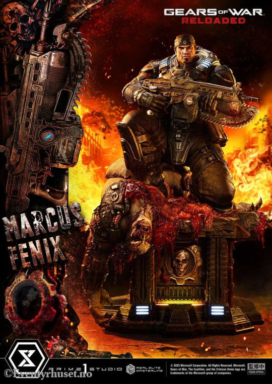 Gears of War: Reloaded Real Elite Masterline Series Statue 1/3 Marcus Fenix Ultimate Version 97 cm Collectibles