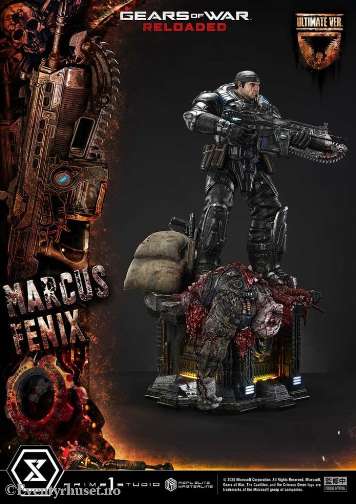 Gears of War: Reloaded Real Elite Masterline Series Statue 1/3 Marcus Fenix Ultimate Version 97 cm Collectibles