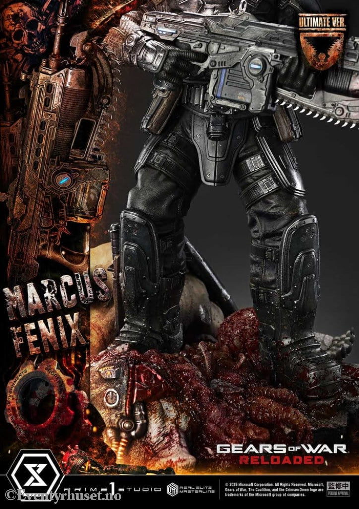 Gears of War: Reloaded Real Elite Masterline Series Statue 1/3 Marcus Fenix Ultimate Version 97 cm Collectibles