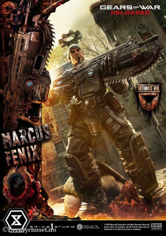 Gears of War: Reloaded Real Elite Masterline Series Statue 1/3 Marcus Fenix Ultimate Version 97 cm Collectibles