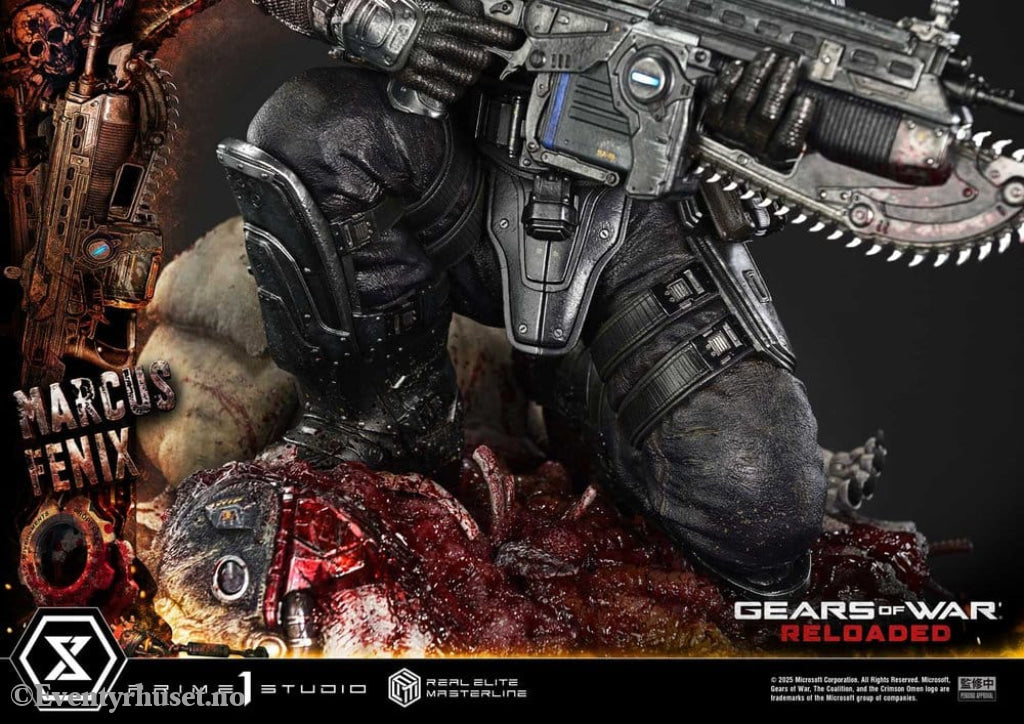 Gears of War: Reloaded Real Elite Masterline Series Statue 1/3 Marcus Fenix Ultimate Version 97 cm Collectibles