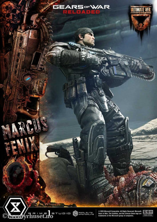 Gears of War: Reloaded Real Elite Masterline Series Statue 1/3 Marcus Fenix Ultimate Version 97 cm Collectibles