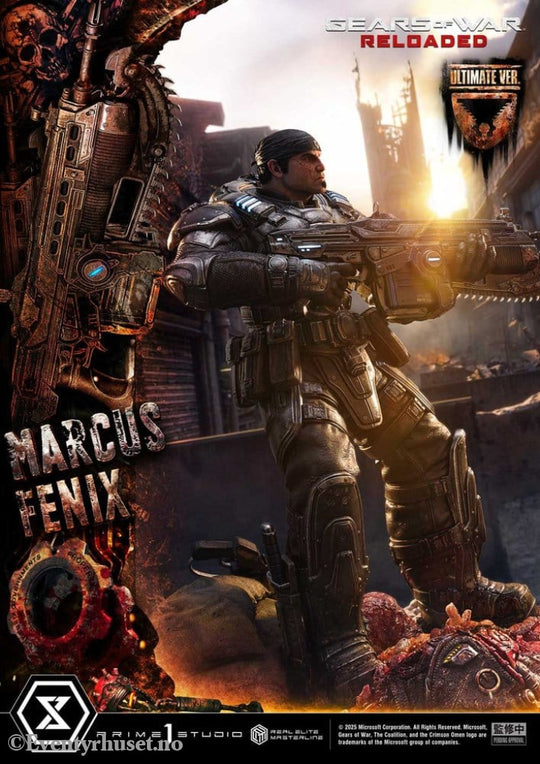 Gears of War: Reloaded Real Elite Masterline Series Statue 1/3 Marcus Fenix Ultimate Version 97 cm Collectibles