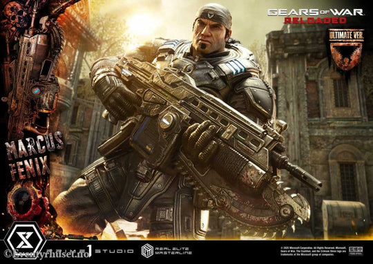 Gears of War: Reloaded Real Elite Masterline Series Statue 1/3 Marcus Fenix Ultimate Version 97 cm Collectibles
