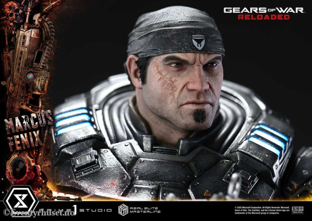 Gears of War: Reloaded Real Elite Masterline Series Statue 1/3 Marcus Fenix Ultimate Version 97 cm Collectibles