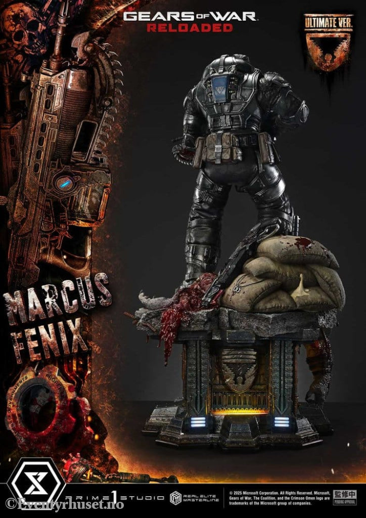 Gears of War: Reloaded Real Elite Masterline Series Statue 1/3 Marcus Fenix Ultimate Version 97 cm Collectibles