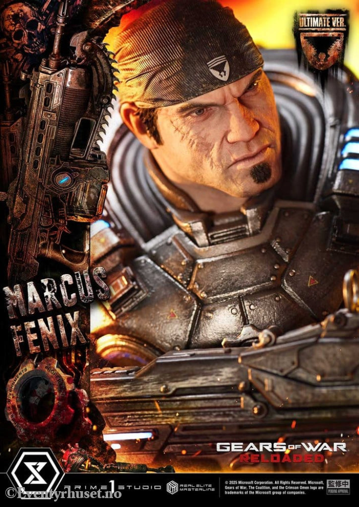 Gears of War: Reloaded Real Elite Masterline Series Statue 1/3 Marcus Fenix Ultimate Version 97 cm Collectibles